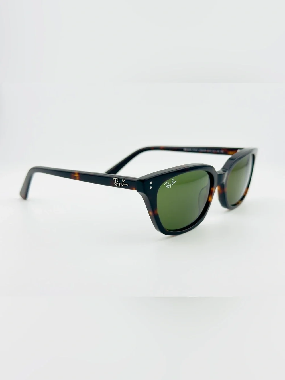 Ray-Ban Sunglasses RB4456 Zaya Bio Based Polished Havana Frame Green Lens UNISEX